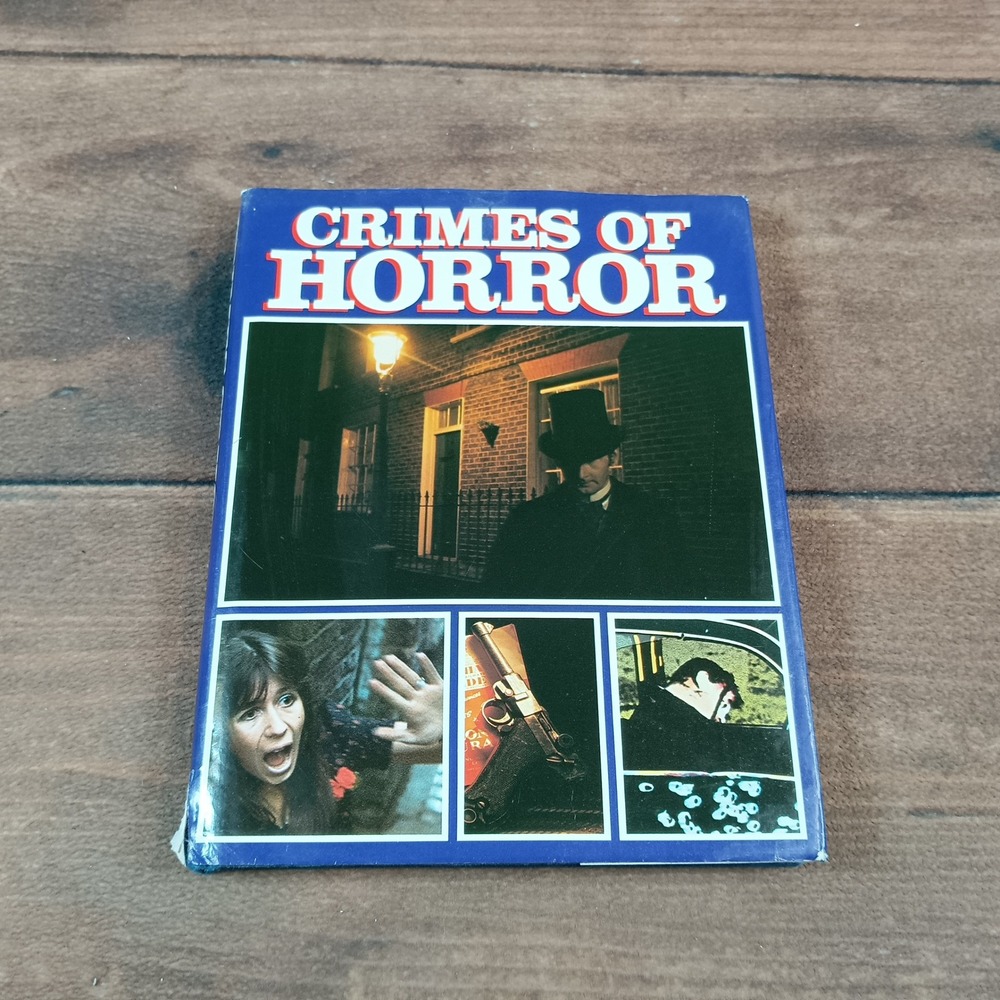 Crescent Books Crimes of Horror Angus Hall 1976 Hardcover Blue Fair True Crime